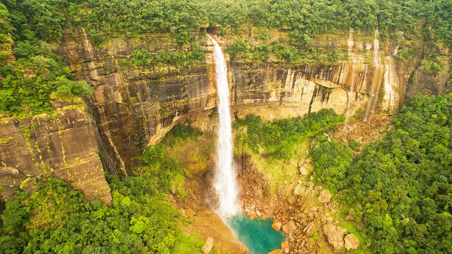 Nohkalikai Falls Meghalaya: India’s Tallest Plunge Waterfall